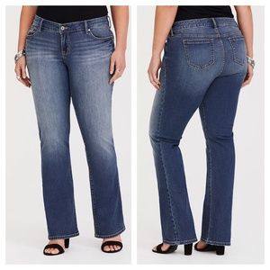 Torrid Relaxed Boot Jean - Vintage Stretch EXTRA SHORT